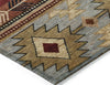 Piper Looms Chantille Tribal ACN1754 Paprika Machine Washable Area Rug Corner Image