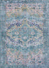 Piper Looms Chantille Border ACN1755 Denim Machine Washable Area Rug main image