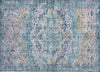 Piper Looms Chantille Border ACN1755 Denim Machine Washable Area Rug Scatter Main Image