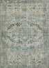 Piper Looms Chantille Border ACN1755 Sage Machine Washable Area Rug main image
