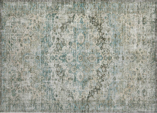 Piper Looms Chantille Border ACN1755 Sage Machine Washable Area Rug Scatter Main Image