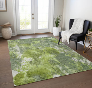 Piper Looms Chantille Modern ACN1756 Aloe Machine Washable Area Rug Lifestyle Image Feature