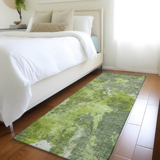 Piper Looms Chantille Modern ACN1756 Aloe Machine Washable Area Rug Runner Lifestyle Image Feature