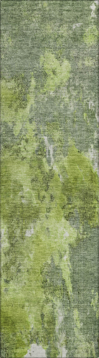 Piper Looms Chantille Modern ACN1756 Aloe Machine Washable Area Rug Runner Main Image