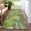 Piper Looms Chantille Modern ACN1756 Aloe Machine Washable Area Rug Runner Outdoor Lifestyle Image Feature