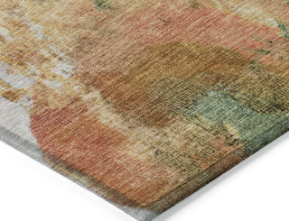 Piper Looms Chantille Modern ACN1756 Fern Machine Washable Area Rug Corner Image