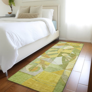 Piper Looms Chantille Abstract ACN1758 Fern Machine Washable Area Rug Runner Lifestyle Image Feature