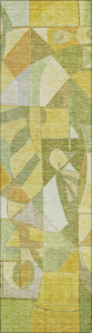 Piper Looms Chantille Abstract ACN1758 Fern Machine Washable Area Rug Runner Main Image