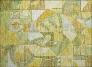 Piper Looms Chantille Abstract ACN1758 Fern Machine Washable Area Rug Scatter Main Image