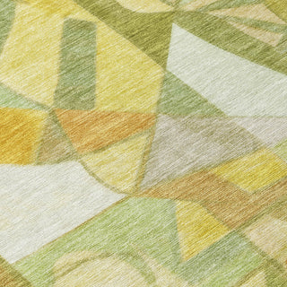 Piper Looms Chantille Abstract ACN1758 Fern Machine Washable Area Rug Swatch Image
