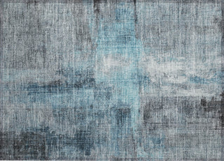 Piper Looms Chantille Modern ACN1759 Blue Machine Washable Area Rug Scatter Main Image