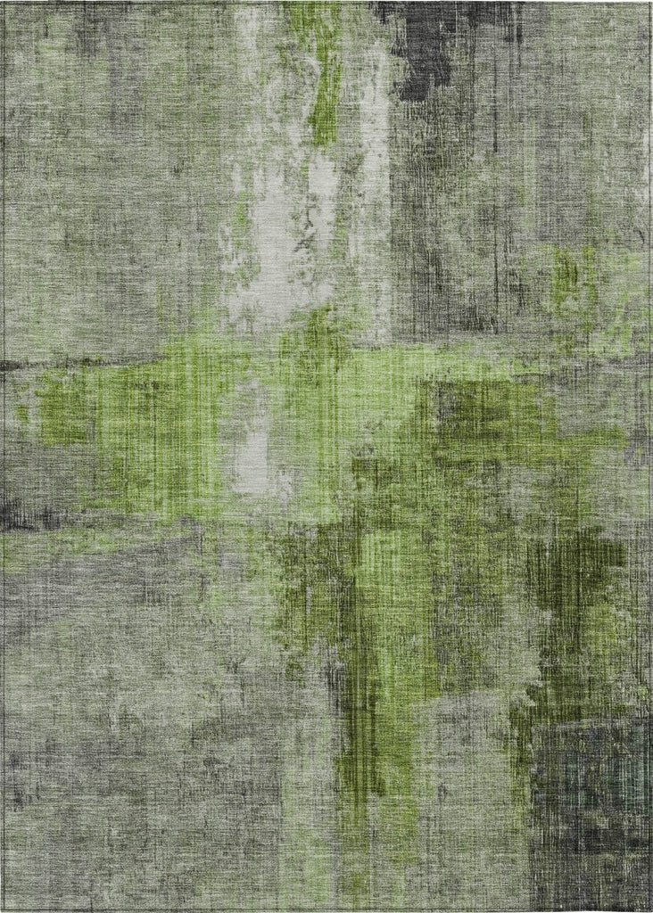 Piper Looms Chantille Modern ACN1759 Fern Machine Washable Area Rug main image