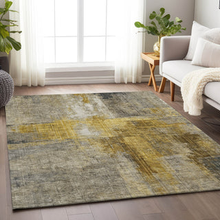 Piper Looms Chantille Modern ACN1759 Granite Machine Washable Area Rug Lifestyle Image Feature