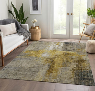 Piper Looms Chantille Modern ACN1759 Granite Machine Washable Area Rug Lifestyle Image Feature