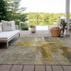 Piper Looms Chantille Modern ACN1759 Granite Machine Washable Area Rug Outdoor Lifestyle Image Feature
