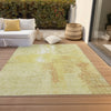 Piper Looms Chantille Modern ACN1759 Wheat Machine Washable Area Rug Outdoor Lifestyle Image Feature