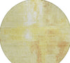 Piper Looms Chantille Modern ACN1759 Wheat Machine Washable Area Rug Round Main Image