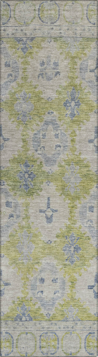 Piper Looms Chantille Border ACN1760 Aloe Machine Washable Area Rug Runner Main Image