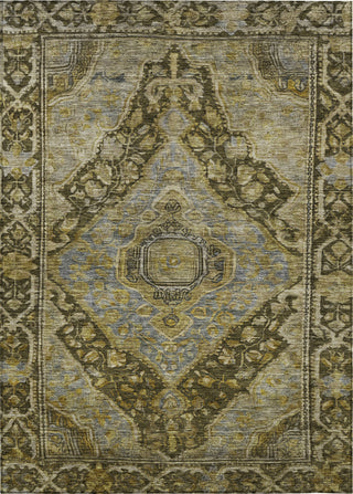 Piper Looms Chantille Border ACN1761 Brown Machine Washable Area Rug main image