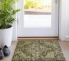 Piper Looms Chantille Border ACN1761 Brown Machine Washable Area Rug Scatter Lifestyle Image Feature
