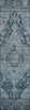 Piper Looms Chantille Border ACN1761 Navy Machine Washable Area Rug Runner Main Image