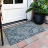 Piper Looms Chantille Border ACN1761 Navy Machine Washable Area Rug Scatter Outdoor Lifestyle Image Feature