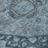 Piper Looms Chantille Border ACN1761 Navy Machine Washable Area Rug Swatch Image