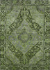 Piper Looms Chantille Border ACN1761 Olive Machine Washable Area Rug main image