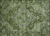 Piper Looms Chantille Border ACN1761 Olive Machine Washable Area Rug Scatter Main Image