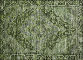 Piper Looms Chantille Border ACN1761 Olive Machine Washable Area Rug Scatter Main Image