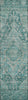 Piper Looms Chantille Border ACN1761 Teal Machine Washable Area Rug Runner Main Image