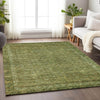 Piper Looms Chantille Border ACN1762 Aloe Machine Washable Area Rug Lifestyle Image Feature