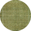 Piper Looms Chantille Border ACN1762 Aloe Machine Washable Area Rug Round Main Image