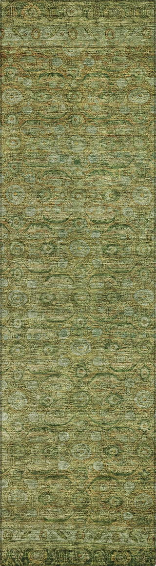 Piper Looms Chantille Border ACN1762 Aloe Machine Washable Area Rug Runner Main Image