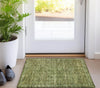 Piper Looms Chantille Border ACN1762 Aloe Machine Washable Area Rug Scatter Lifestyle Image Feature