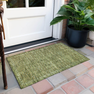 Piper Looms Chantille Border ACN1762 Aloe Machine Washable Area Rug Scatter Outdoor Lifestyle Image Feature