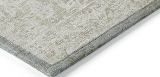 Piper Looms Chantille Global ACN1763 Beige Machine Washable Area Rug Corner Image