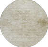 Piper Looms Chantille Global ACN1763 Beige Machine Washable Area Rug Round Main Image