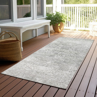 Piper Looms Chantille Global ACN1763 Gray Machine Washable Area Rug Runner Outdoor Lifestyle Image Feature