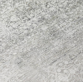 Piper Looms Chantille Global ACN1763 Gray Machine Washable Area Rug Swatch Image