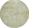 Piper Looms Chantille Modern ACN1764 Beige Machine Washable Area Rug Round Main Image