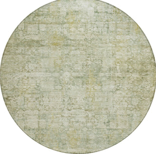 Piper Looms Chantille Modern ACN1764 Beige Machine Washable Area Rug Round Main Image