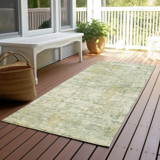 Piper Looms Chantille Modern ACN1764 Beige Machine Washable Area Rug Runner Outdoor Lifestyle Image Feature