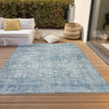 Piper Looms Chantille Modern ACN1764 Blue Machine Washable Area Rug Outdoor Lifestyle Image Feature