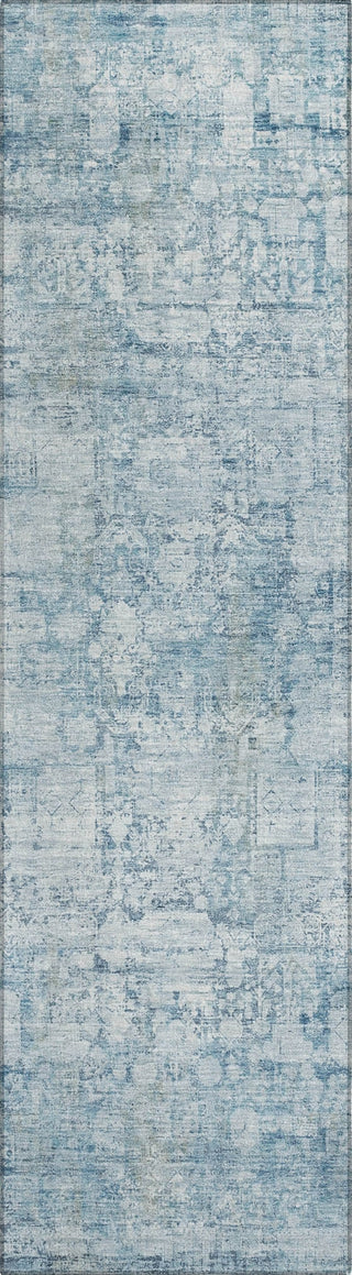 Piper Looms Chantille Modern ACN1764 Blue Machine Washable Area Rug Runner Main Image