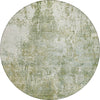 Piper Looms Chantille Modern ACN1765 Aloe Machine Washable Area Rug Round Main Image