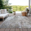 Piper Looms Chantille Modern ACN1765 Brown Machine Washable Area Rug Outdoor Lifestyle Image Feature