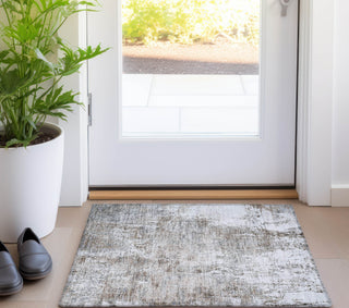 Piper Looms Chantille Modern ACN1765 Brown Machine Washable Area Rug Scatter Lifestyle Image Feature