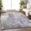 Piper Looms Chantille Modern ACN1765 Plum Machine Washable Area Rug Lifestyle Image Feature