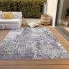 Piper Looms Chantille Modern ACN1765 Plum Machine Washable Area Rug Outdoor Lifestyle Image Feature